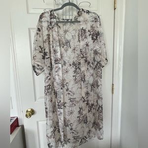 Charlotte Russe Floral Cardigan